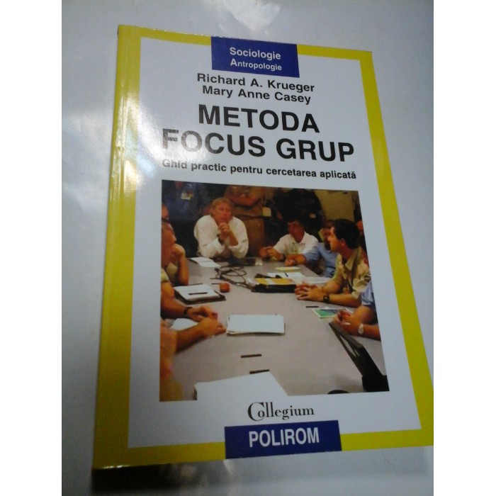 METODA FOCUS GRUP - RICHARD A. KRUEGER, MARY ANNE CASEY